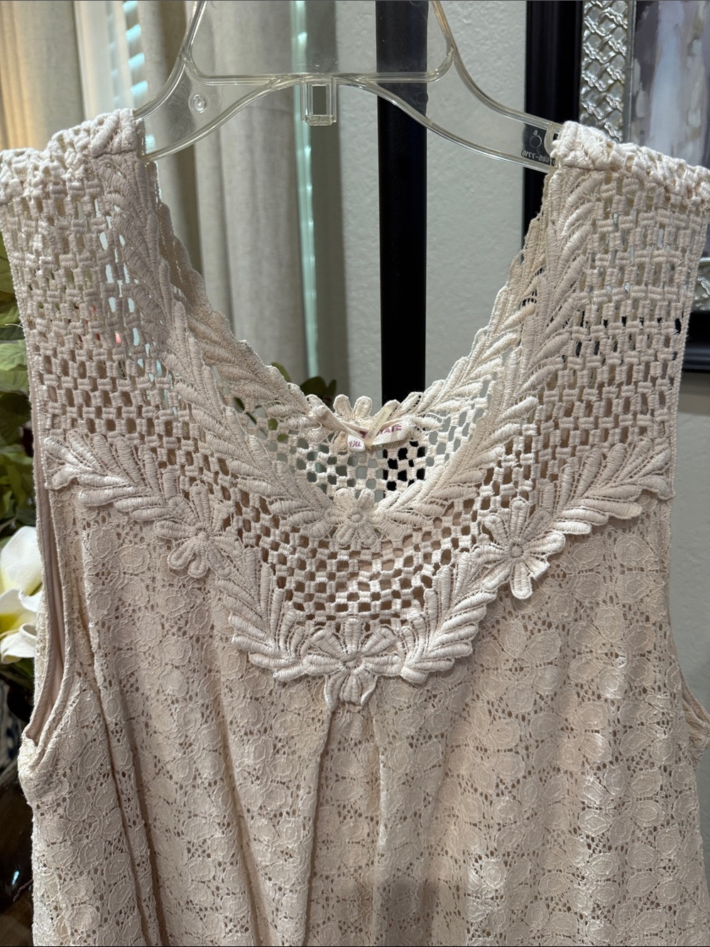 Altar'd State Ivory Lace Crochet Top - Picture 2 of 7